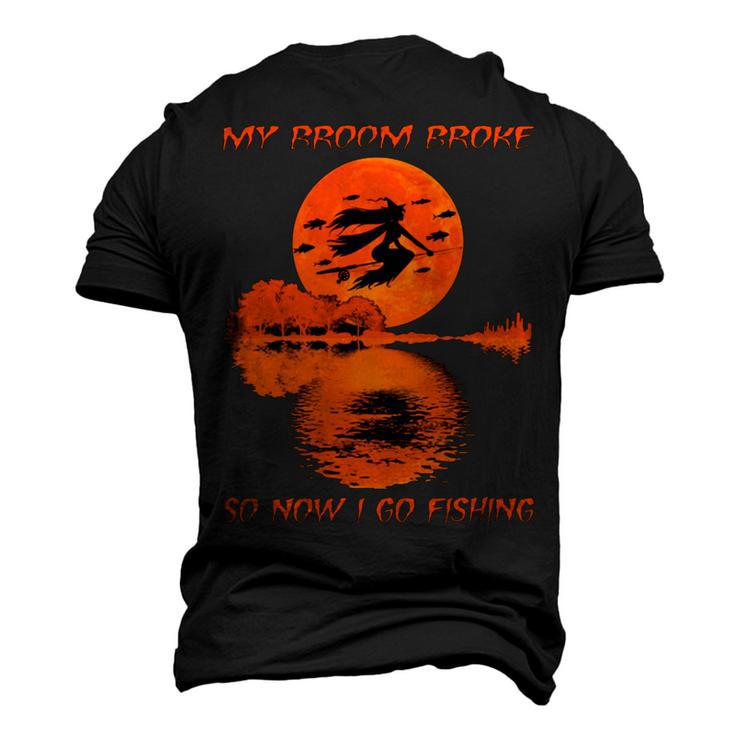 My Broom Broke So Now I Go Fishing 56 Shirt Men's 3D Print Graphic Crewneck Short Sleeve T-shirt