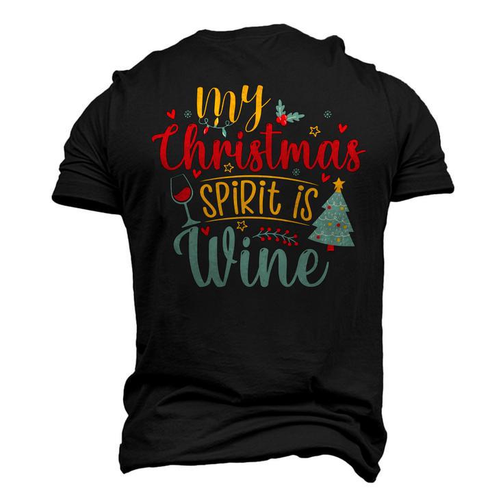 My Christmas Spirit Is Wine Funny 555 Shirt Men's 3D Print Graphic Crewneck Short Sleeve T-shirt