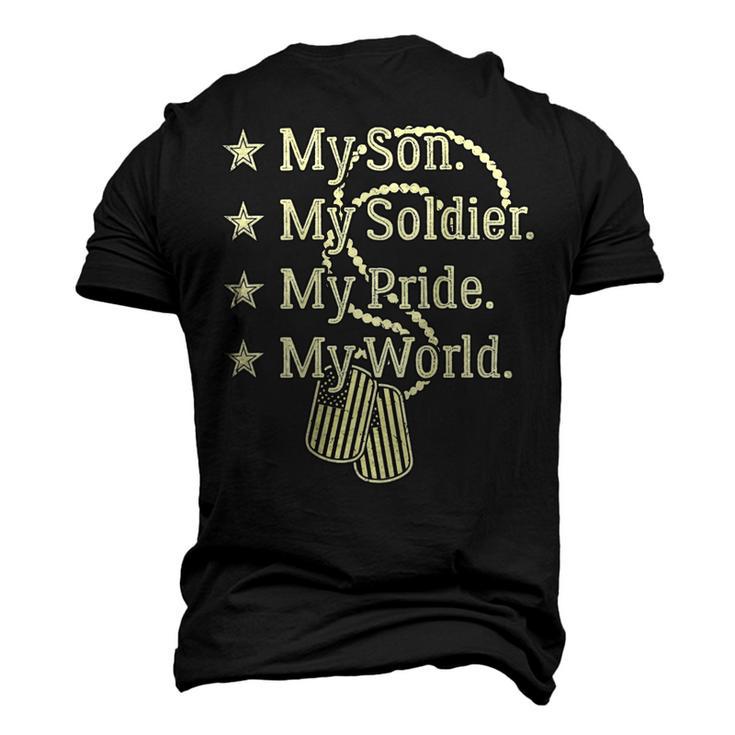 My Son Is A Soldier Hero Proud 707 Shirt Men's 3D Print Graphic Crewneck Short Sleeve T-shirt