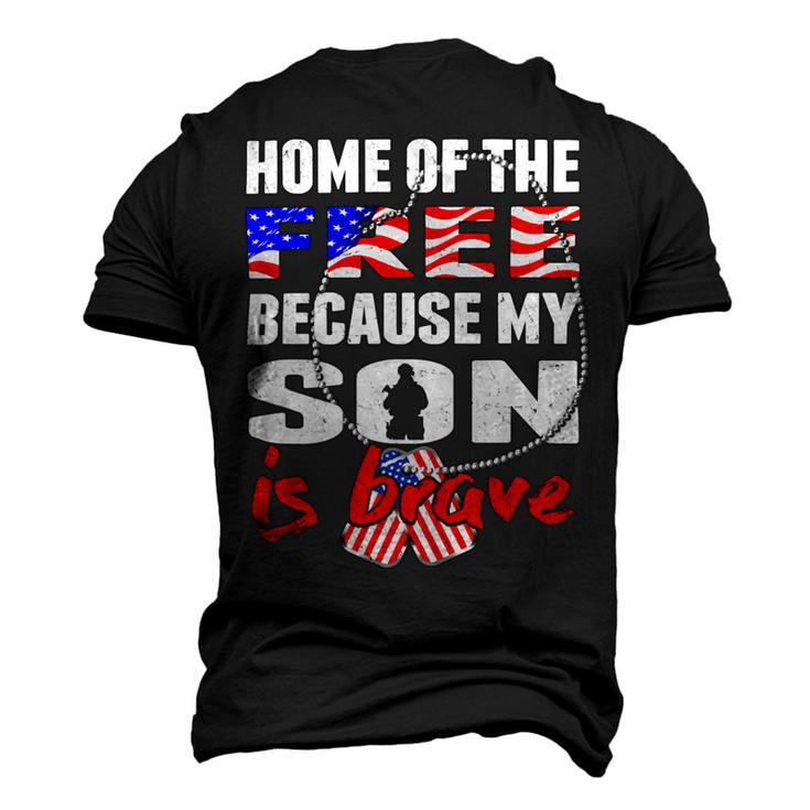 My Son Is Brave Home Of The Free Proud 716 Shirt Men's 3D Print Graphic Crewneck Short Sleeve T-shirt