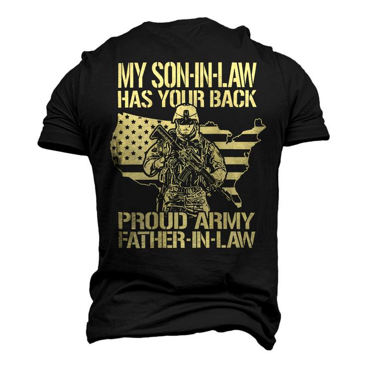 My Soninlaw Has Your Back Proud Army 688 Shirt Men's 3D Print Graphic Crewneck Short Sleeve T-shirt