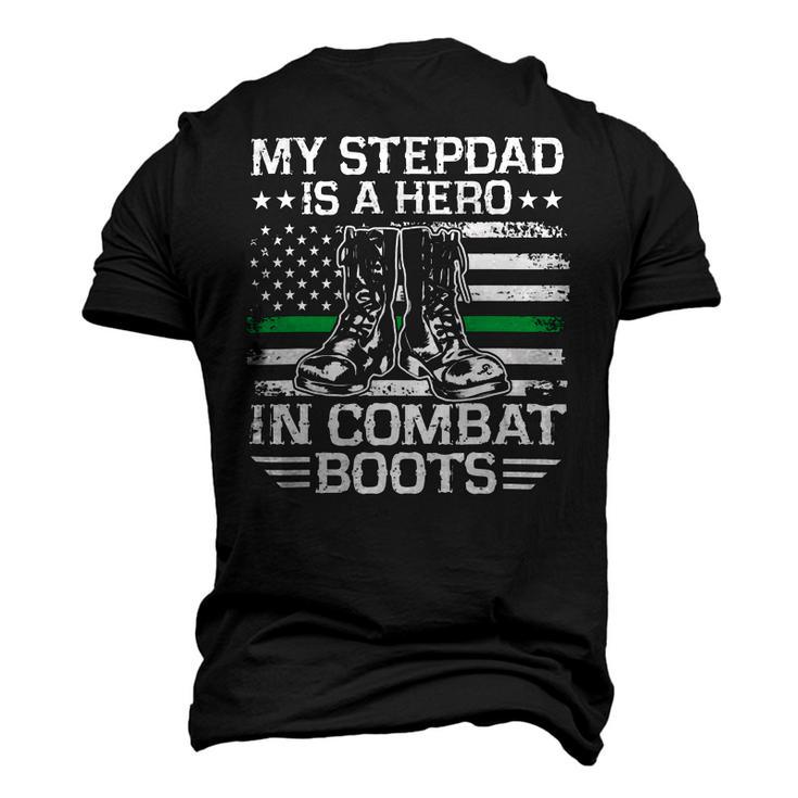 My Stepdad Is A Hero In Combat Boots 684 Shirt Men's 3D Print Graphic Crewneck Short Sleeve T-shirt