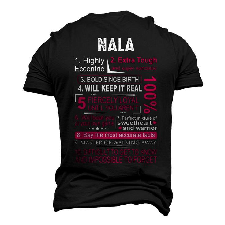 Nala Name Nala Name Men's 3D T-shirt Back Print