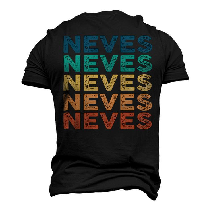 Neves Name Shirt Neves Family Name V2 Men's 3D Print Graphic Crewneck Short Sleeve T-shirt