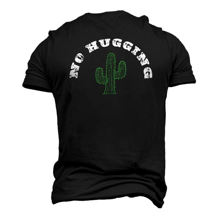 No Hugging Do Not Hug Men's 3D T-Shirt Back Print