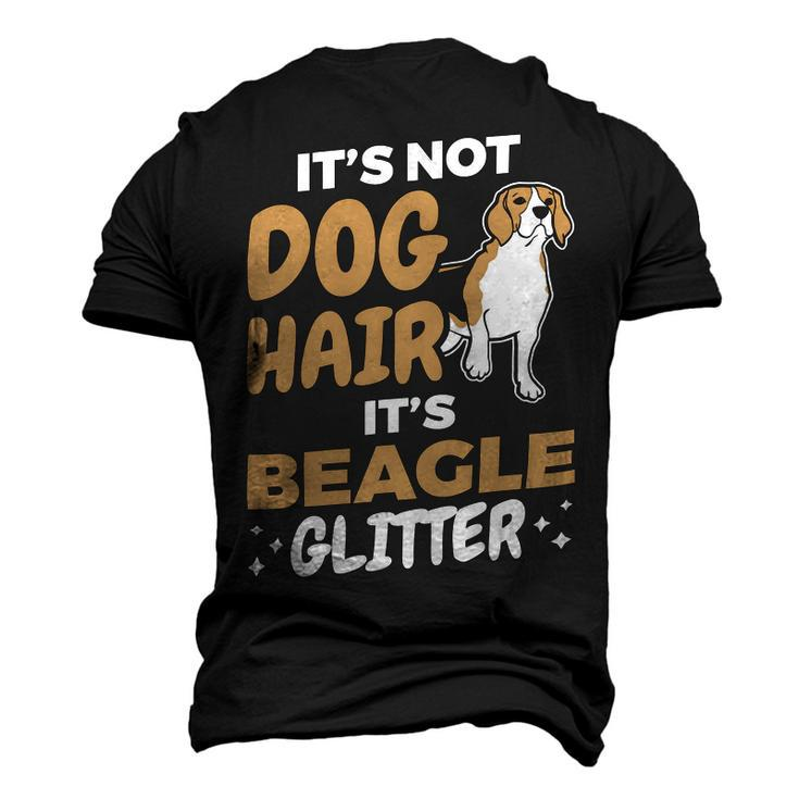 Not Dog Hair Beagle Glitter Pet Owner Dog Lover Beagle 61 Beagle Dog Men's 3D T-shirt Back Print