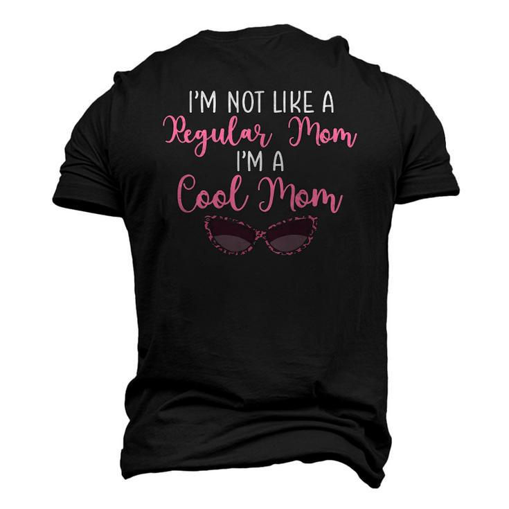 Womens Im Not Like A Regular Mom Im A Cool Mom Leopard Sunglasses Men's 3D T-Shirt Back Print
