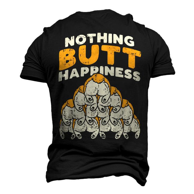 Nothing Butt Happiness Funny Welsh Corgi Dog Pet Lover Gift Men's 3D Print Graphic Crewneck Short Sleeve T-shirt