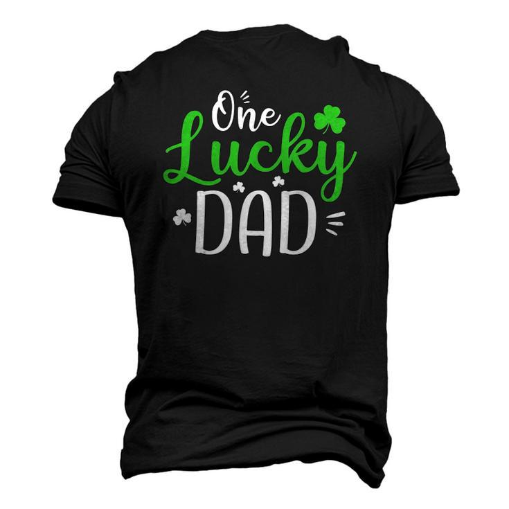 One Lucky Dad St Patricks Day Daddy Men's 3D T-Shirt Back Print