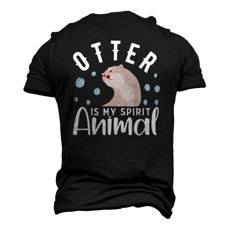 Otter Is My Spirit Animal Otter Otter Men's 3D T-Shirt Back Print