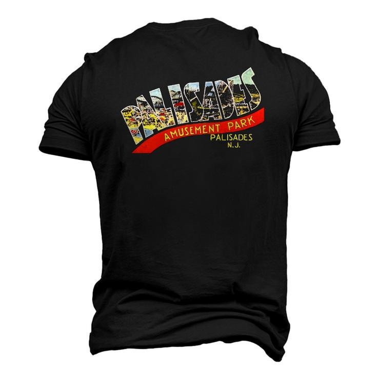 Palisades Amusement Park New Jersey Retro Vintage Men's 3D T-Shirt Back Print