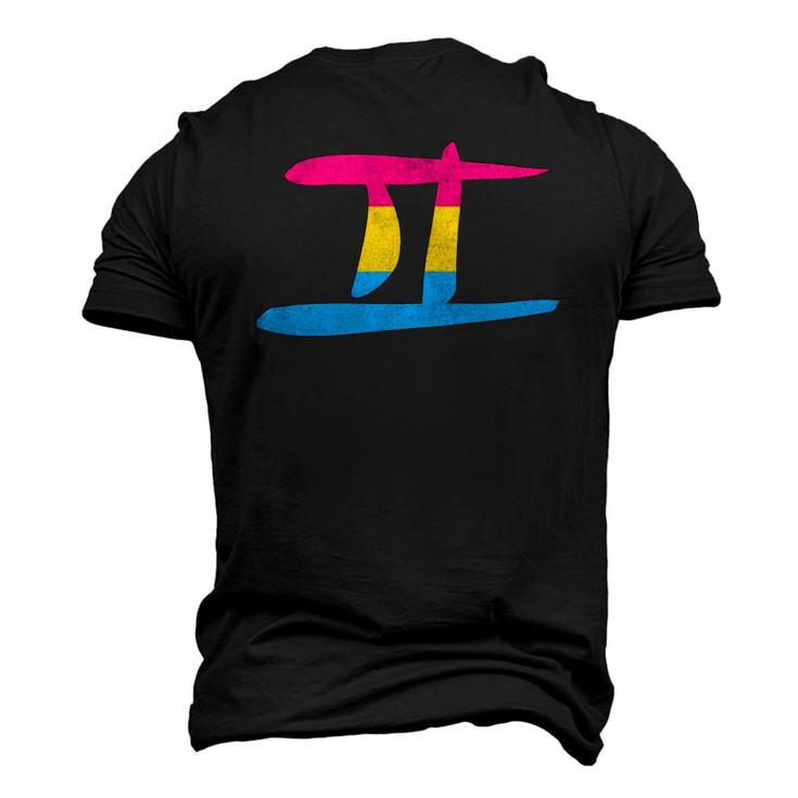 Pansexual Pride Flag Gemini Zodiac Sign Men's 3D T-Shirt Back Print