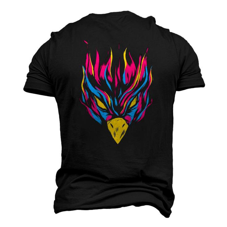 Pansexual Pride Phoenix Colors Of Pansexual Lgbt Men's 3D T-Shirt Back Print