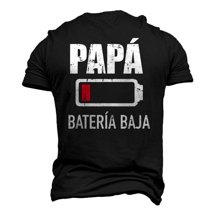 Mens Papá Batería Baja Para Día Del Padre Men's 3D T-Shirt Back Print