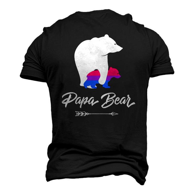 Mens Papa Bear Lgbt Straight Ally Bisexual Men's 3D T-Shirt Back Print