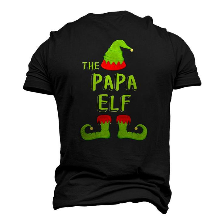 Mens The Papa Elf Matching Group Christmas Costume Men's 3D T-Shirt Back Print