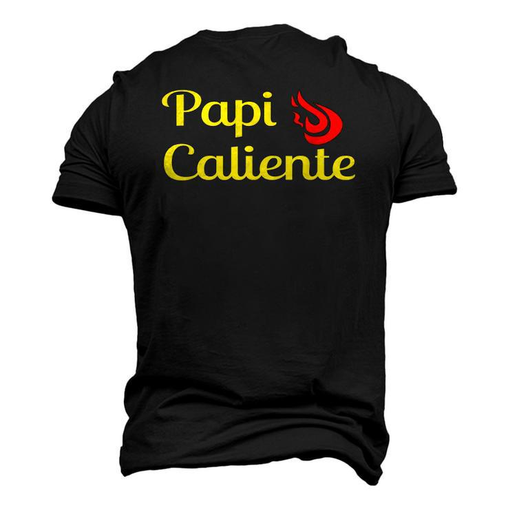 Papi Caliente Hot Daddy Spanish Fire Camiseta Men's 3D T-Shirt Back Print
