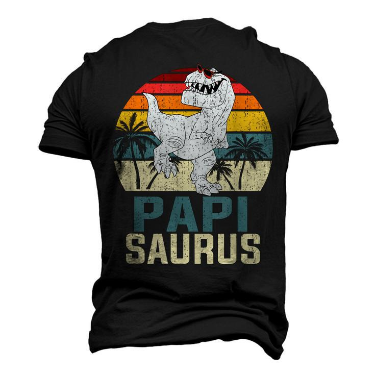 Mens Papisaurus T Rex Dinosaur Papi Saurus Family Matching V2 Men's 3D T-shirt Back Print