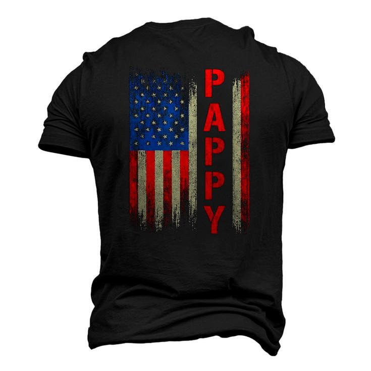 Pappy America Flag Fathers Day Men's 3D T-Shirt Back Print