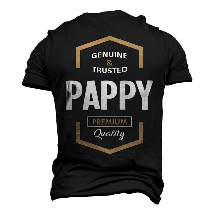 Pappy Grandpa Genuine Trusted Pappy Premium Quality Men's 3D T-shirt Back Print