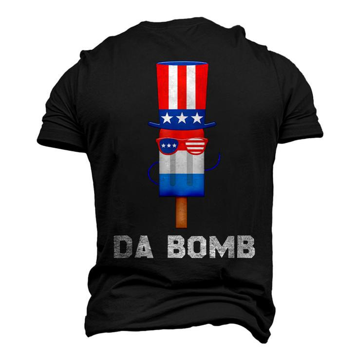Patriotic Popsicles 4Th Of July Da Bomb Usa Sunglasses Men's 3D T-shirt Back Print
