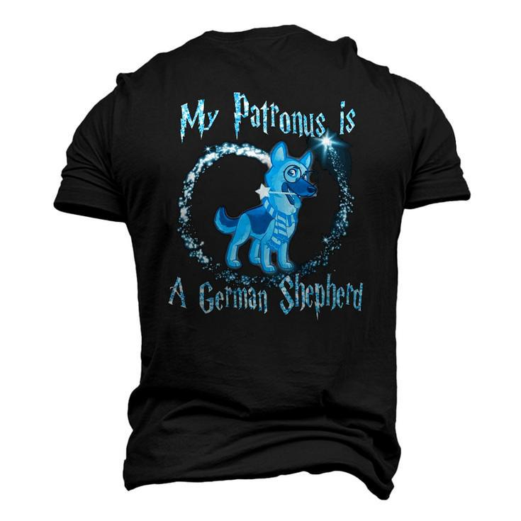 My Patronus Is A German Shepherd Dog Lovers Men's 3D T-Shirt Back Print