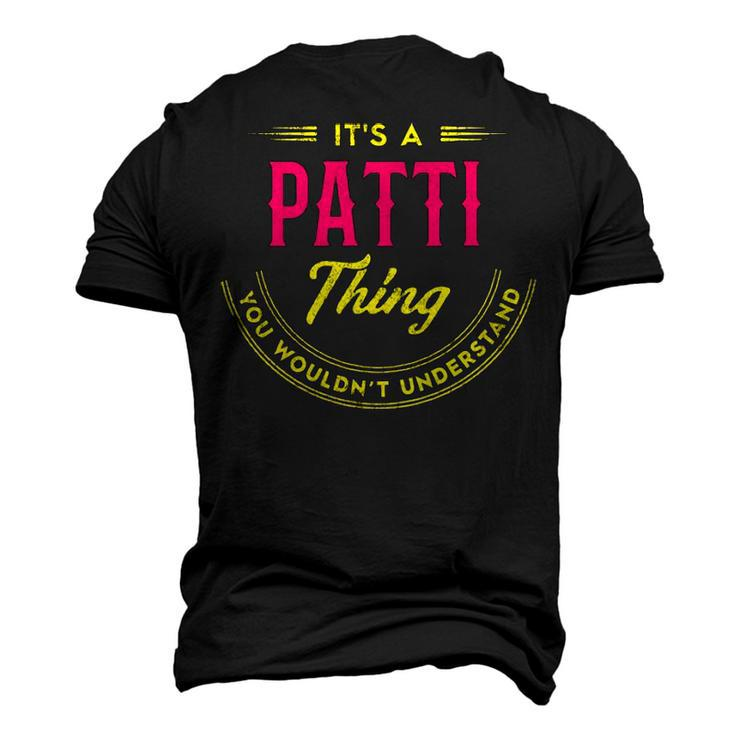 Patti Shirt Personalized Name T Shirt Name Print T Shirts Shirts With Name Patti Men's 3D T-shirt Back Print