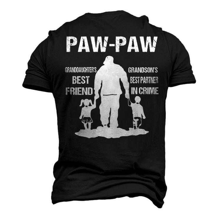 Paw Paw Grandpa Paw Paw Best Friend Best Partner In Crime Men's 3D T-shirt Back Print