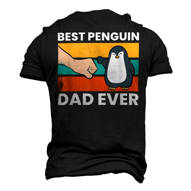 Penguin Best Penguin Dad Ever Men's 3D T-shirt Back Print