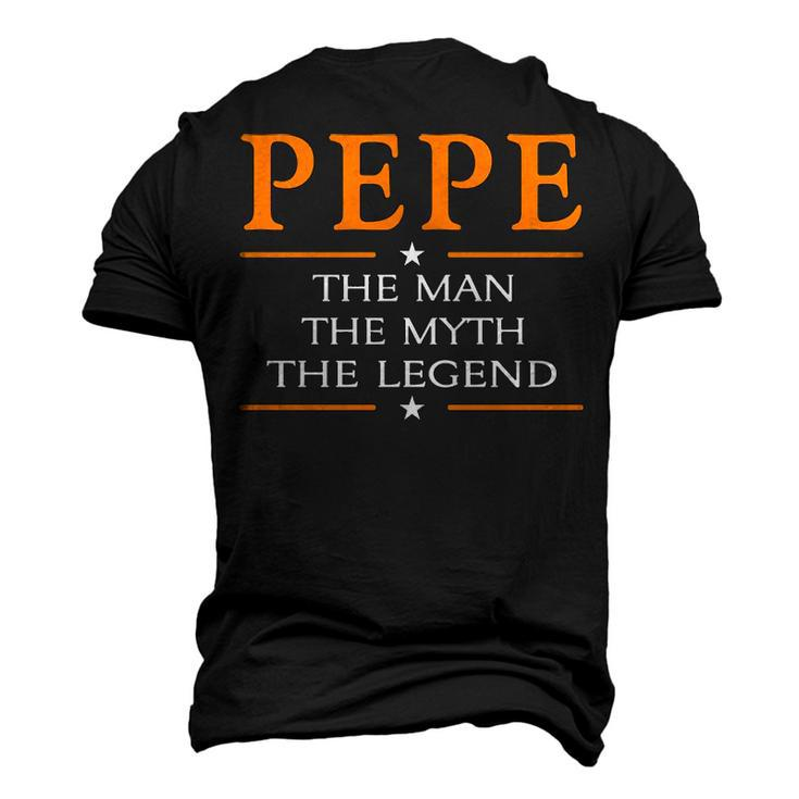 Pepe Grandpa Pepe The Man The Myth The Legend Men's 3D T-shirt Back Print