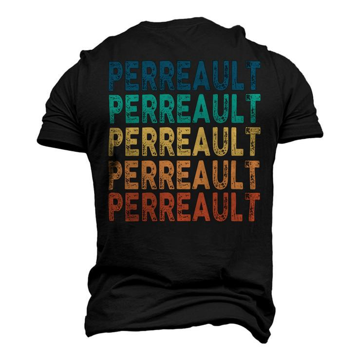 Perreault Name Shirt Perreault Family Name Men's 3D Print Graphic Crewneck Short Sleeve T-shirt