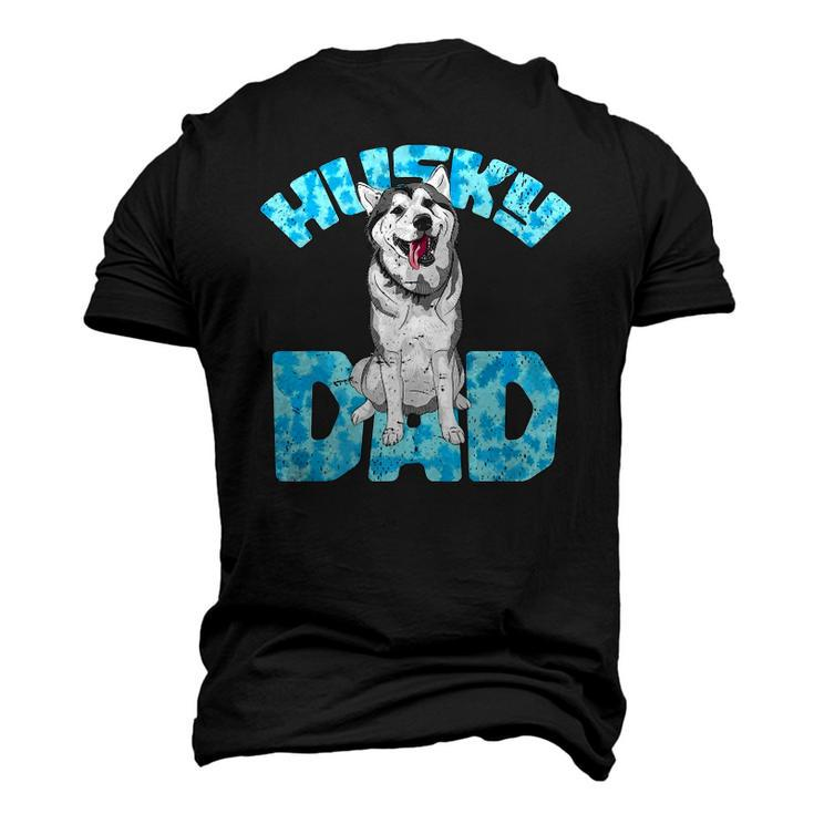 Pet Daddy Dog Lover Father Husky Dad Husky Men's 3D T-Shirt Back Print