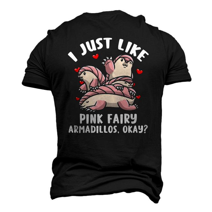 Pink Fairy Armadillo Pichiciego Armadillo Men's 3D T-Shirt Back Print