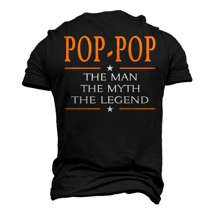 Pop Pop Grandpa Pop Pop The Man The Myth The Legend Men's 3D T-shirt Back Print