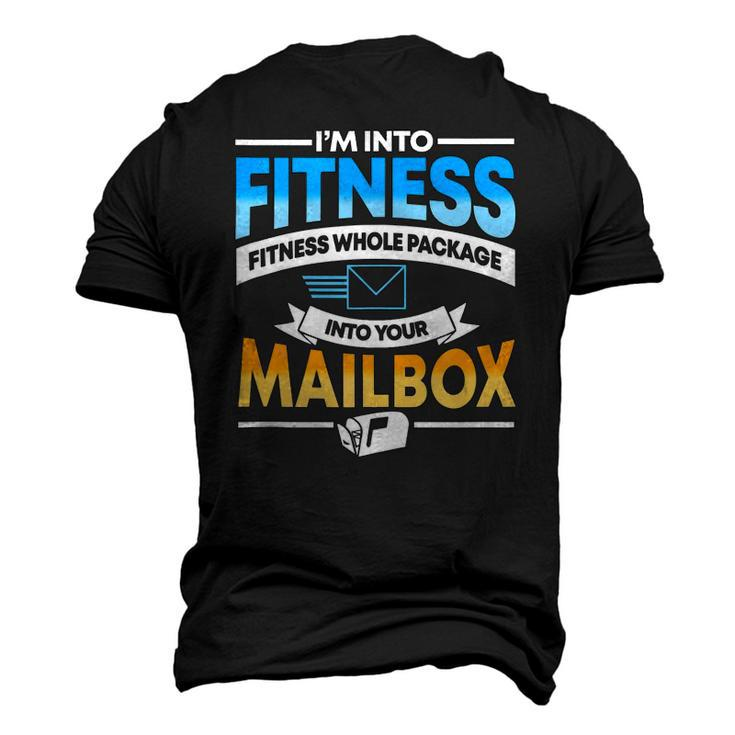 Postal Worker Mail Carrier Mailman Post Office Men's 3D T-Shirt Back Print