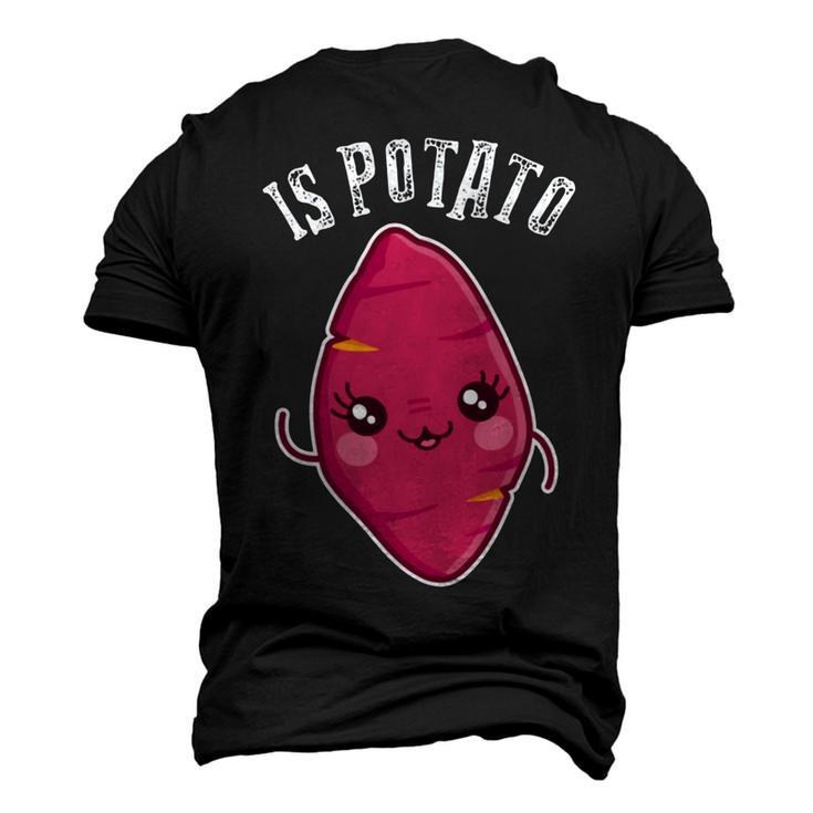 Potato Funny Late Night Television Men's 3D Print Graphic Crewneck Short Sleeve T-shirt