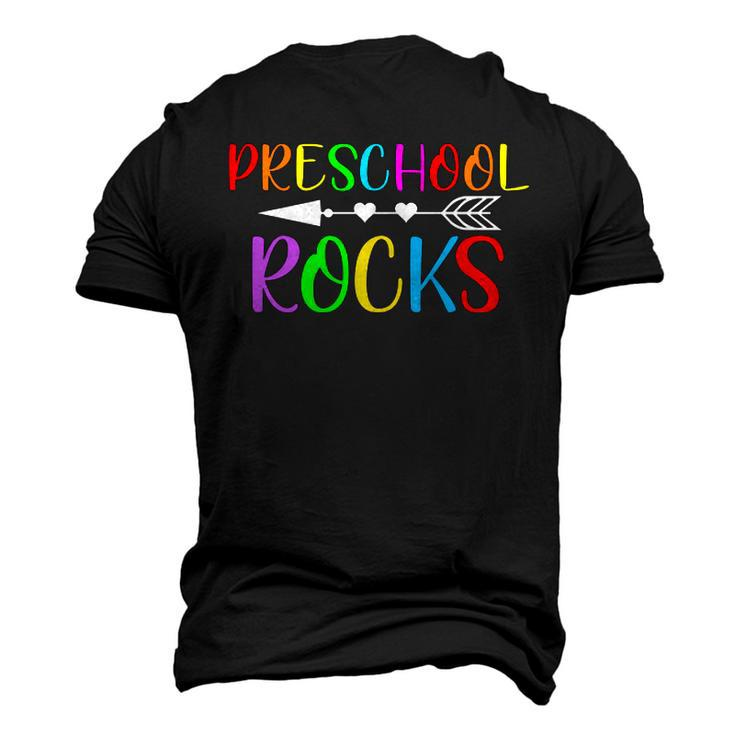 Preschool Rocks  Men's 3D Print Graphic Crewneck Short Sleeve T-shirt