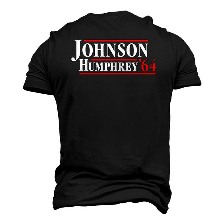 President Lyndon B Johnson 1964 Retro 4Th Of July Men's 3D T-Shirt Back Print