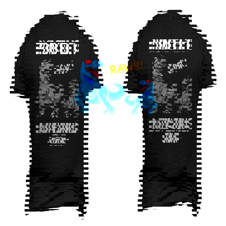 Promoted To Dad Again 2022 Trex Daddy Again Est 2022 Ver2 Men's 3D T-Shirt Back Print