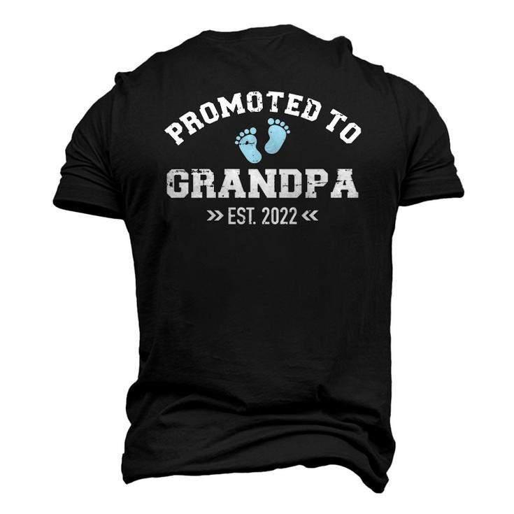 Promoted To Grandpa Est 2022 Ver2 Men's 3D T-Shirt Back Print