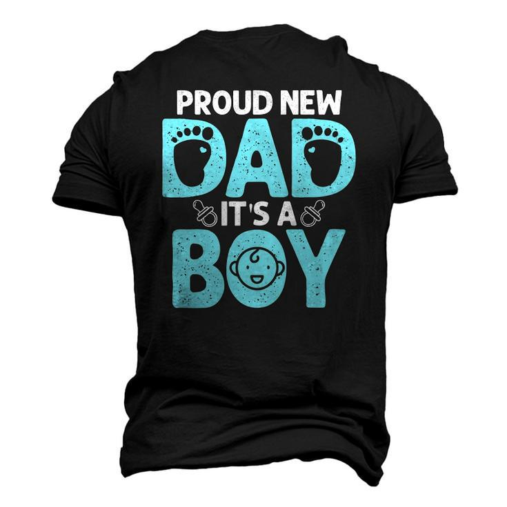 Proud New Dad Fathers Day Its A Boy Men's 3D T-Shirt Back Print