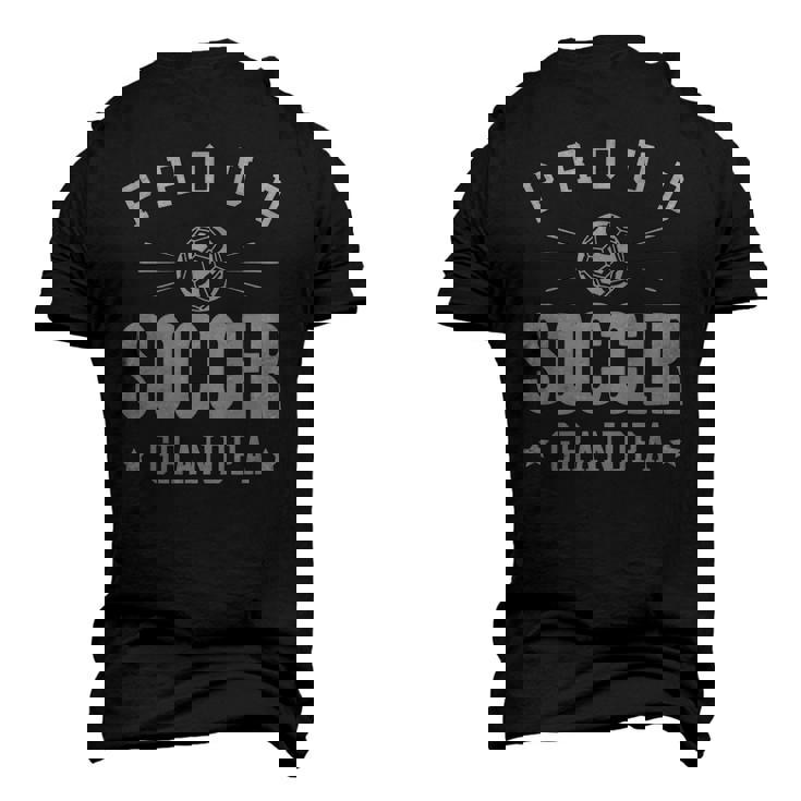 Mens Proud Soccer Grandpa Men's 3D T-Shirt Back Print