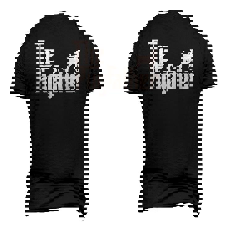 Pug Father Dog Dad Classic Men's 3D T-Shirt Back Print