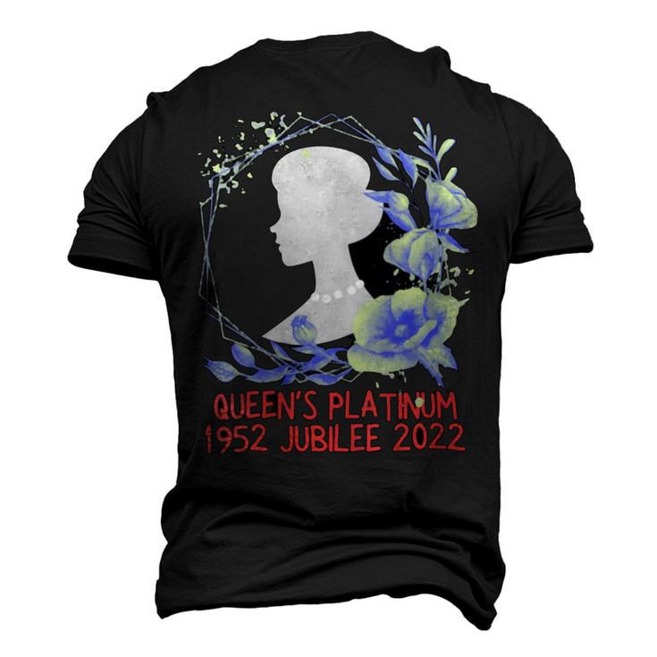 Queen Platinum Jubilee  Men's 3D Print Graphic Crewneck Short Sleeve T-shirt