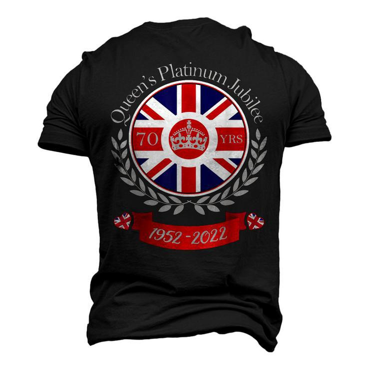 Queens Platinum Jubilee 1952 2022 Men's 3D T-Shirt Back Print