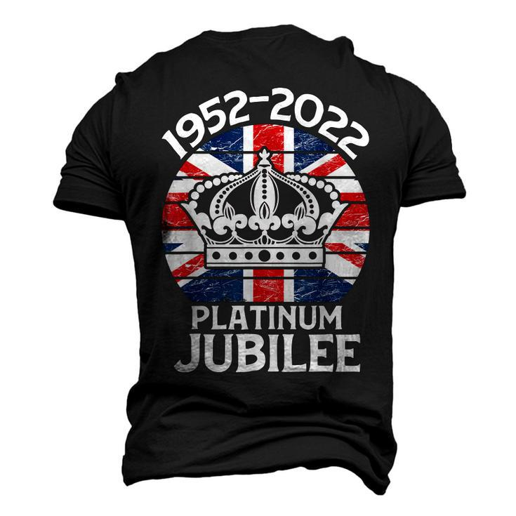 Queens Platinum Jubilee 2022 British Platinum Jubilee Men's 3D T-Shirt Back Print