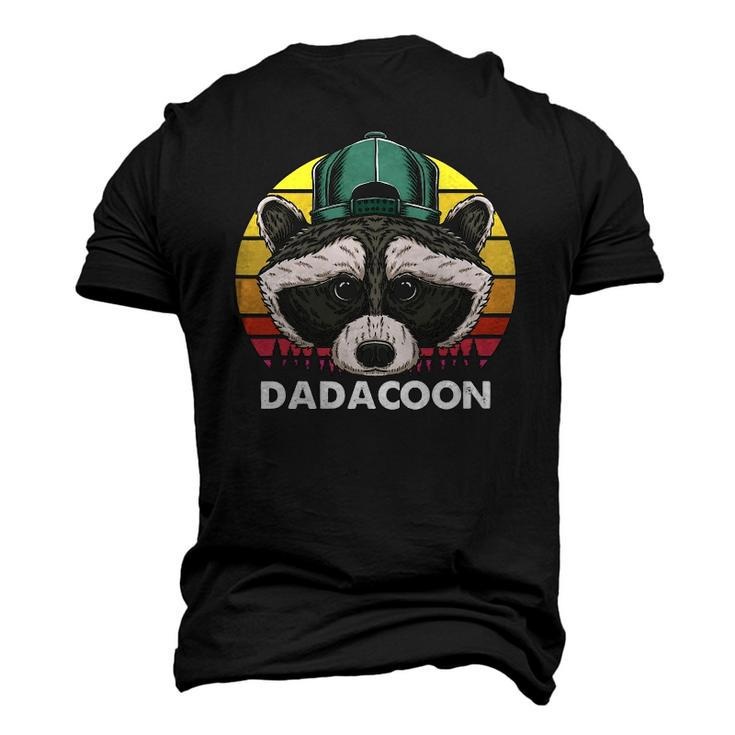 Raccoon Owner Dad Trash Panda Father Dadacoon Fathers Day Men's 3D T-Shirt Back Print
