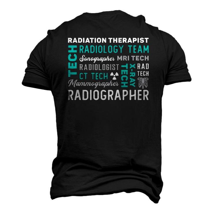 Radiation Therapist Radiographer Rad Radiology Xray Tech Men's 3D T-Shirt Back Print