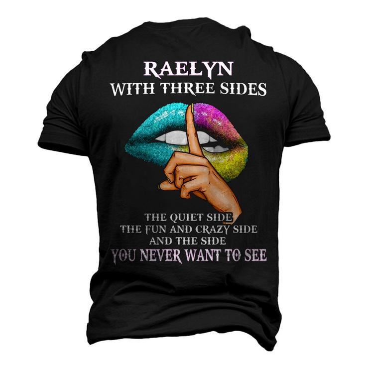 Raelyn Name Raelyn With Three Sides Men's 3D T-shirt Back Print