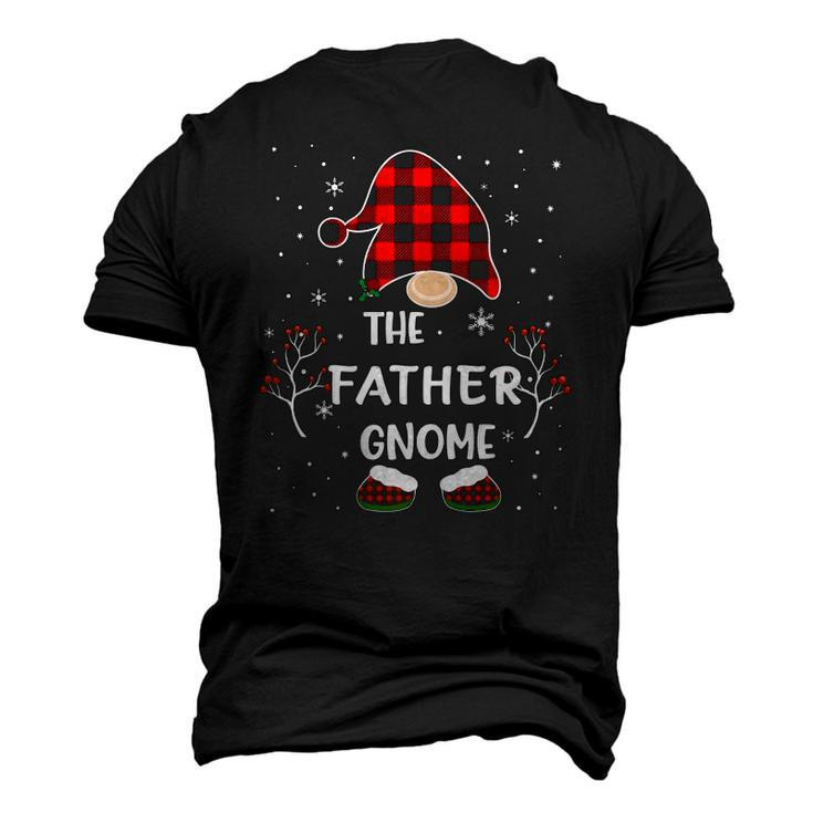 Red Buffalo Plaid Matching The Father Gnome Christmas Men's 3D T-Shirt Back Print